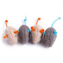 Cat Mice Toy Plush Herbal Mouse Cute Shape Kitten Self Play Toys Pet Interactive Accessory random clolor