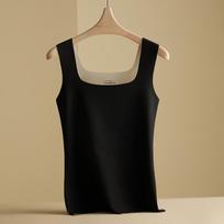 Women's Wool Thermal Underwear with Chest Pads – Warm, Versatile, Seamless Vests for Autumn and Winter. 2XL (130-150 jin)
