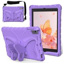 Animacinis apsauginis dėklas 9,7 colio Apple iPad/Air 1 New iPad 2018 violetinė