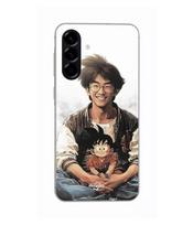 Case - Maniacase - Samsung Galaxy A26 - Silicone - Goku - Child juoda