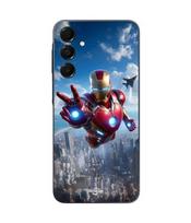 Case - Maniacase - Samsung Galaxy A16 - Silicone - Black - Iron Man Attack juoda