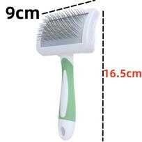 Dog Brush Pet Hair Remover Massage Dog Combs Pet Grooming Stainless Steel Brush for Dogs Knot Opening Cat Comb Dogs Accessories gray