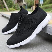 Lefu Shoes Summer New Lightweight Lace up Casual Breathable Mesh Sports Running Shoes Men's Sports Shoes 39