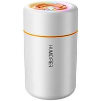 Naujas nešiojamas aromaterapinis automobilinis oro difuzorius Mini USB ultragarsinis purkštuvas Drėkintuvai 7 spalvų LED šviesos drėkintuvas balta