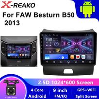 Android For FAW Besturn B50 2013 Car Radio GPS Navigation Multimedia Head Unit Stereo Player Carplay WIFI BT No 2din DVD 4 core 2GB+32GB carplay