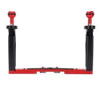 Dual Handle Tray Stabilizer Rig Diving Underwater Camera Housing Case Tray Mount