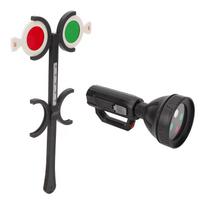 Ophthalmic Test Flashlight 4 Dot Accurate Reduce Distortion Red Green Lens Color Blindness Test