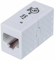 Adapteris Intellinet RJ45 Cat6 UTP Adapter/Coupler 504751 RJ-45 Female, RJ-45 female, balta sp.