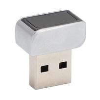 USB Pirštų atspaudų skaitytuvas 360 laipsnių lietimas 0,5 s spartus atpažinimas 13 x 7 mm didelis plotas nešiojamas gray