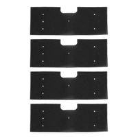 4 vnt. WH01X35719 Pūkų filtrai Plaunami Daugkartinio naudojimo Patobulinta Filtravimo Veiksmingumas Skalbimo Mašinai Džiovyklei black