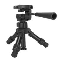 Mini Tripod Portable Lightweight 360 Degree Rotating Desktop Tripod with Quick Release Plate for black