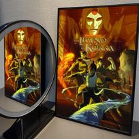 Cartoon A-Avatar The L-Legend of K-Korra Poster Anime Posters Sticky HD Quality Wall Art Retro Posters for Home Kawaii Room 21cm×30cm NoFrame