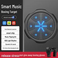Bluetooth Smart Music Boxing Wall Target for Home Training blue