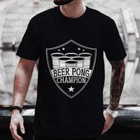 Men's T-shirts Beer Pong Graphic T Shirt Beer DAY Streetwear Drinking Party Tops Short Sleeve Tee Y2k Oversized Clothes S smėlis