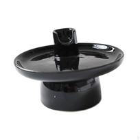 Ceramic Sage Bowl Palo Santo Holder for Living Room and Study Black