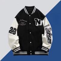 2024 Stylish Men's Jacket: Trendy Hong Kong, Japanese, Harajuku, Korean Loose-Fit XL
