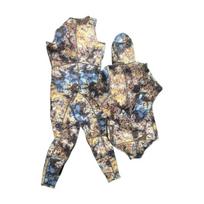 1.5/3MM Hooded Camouflage Diving Suit for Cold Protection, Warmth, and Snorkeling. XL