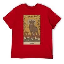 Crewneck Aries Twelve Constellation (16) T-shirt  Move Tees Hipster Novelty Home USA Size S smėlis
