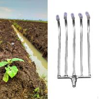 Hand Rake Head Gardening Tool Aquatic Remover for Planting Pond Weeding 5 Tines