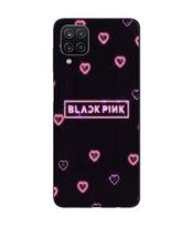 Maniacase Samsung galaxy A12 Blackpink pink heart case juoda