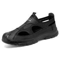 Men's Sandals,Floating Diving Shoes Beach Shoes,Outdoor Hiking Shoes Outdoor Wading Trail Shoes 44 juoda