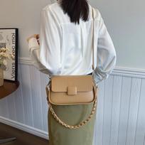 Simple Small Bag Women'S Spring Tide Retro Underarm Small Square Bag Premium Texture Messenger Bag ruda
