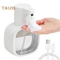 Automatinis indukcinis muilo dozatorius su 2 montavimo būdais, USB įkrovimu, 4 reguliuojamais lygiais, sieninis muilo dozatorius A balta