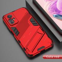 Shockproof Case For Xiaomi Redmi Note 12 13 Pro Plus + 12S 4G 5G Protect Armor Holder Back Coque for Redmi 12C 13C Phone Cover Redmi 12 raudona