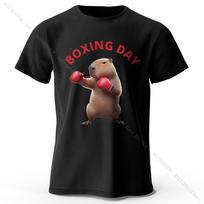 Funny Boxing Squirrel Printed 100% Cotton T-Shirt, Soft & Breathable Round Neck Short Sleeve Tee, Unisex Quirky Style S juoda