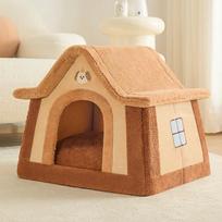 Foldable Dog House Kennel Bed Mat for Small Medium Dogs Cats All Seasons Cat Bed Nest Pet Products Basket Pets Puppy Cave Sofa S ruda
