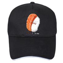 2023 Crazy Salmon Sushi Hug Hat Unisex's Cap Baseball Kawaii Family Caps Unisex Boys Hip Hop Cap Hats gg 55CM-60CM