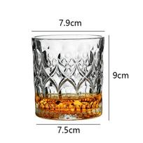 330ml Personalized Transparent Drinkware Vodka Mug Nordic Classic Whiskey Glass Tasting Cup Cocktail Brandy Foreign Wine Glasses 1pcs