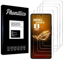 Tempered Glass for Asus Rog Phone 8 PRO [Pack 4] Glass Film Screen Protector Phonillico® skaidri