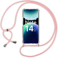 Case for Xiaomi Redmi Note 14 Pro Plus 5G - Protection with Pink Cord - EFConnection®