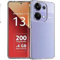Coque pour Xiaomi Redmi Note 13 Pro 4G (pas pour 5G) - Protection Transparente Antidérapante Souple