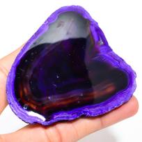 Purple Condor Agate 6.9x9mm Natural Cabochon Fine Loose 296Cts. p8p05 violetinė