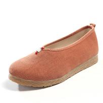 New Spring Ballet Flats Shoes Women Retro Loafers Ladies Chinese Style Moccasins Mom Flat Slip Ons Elegant Leisure Cloth Shoes CN 36 ruda