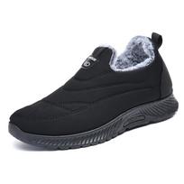 Nauji Sniego Batai Vyrams Didelio Dydžio Batai Vyrams Įslystami Šilti Kailiniai Ankle Boots Sportbačiai Žieminiai Vyriški Žygio Avalynė Vyriški Kailiniai Batai 39 juoda
