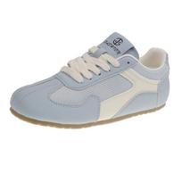 Ballet style flat-bottomed breathable Forrest Gump shoes women's 2025 new fashion versatile, comfortable and lightweight casual sports training shoes 35 mėlyna