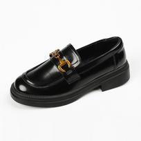 Grape mother studiolee British retro gold horse title buckle small gold coin buckle new shallow mouth thick bottom love small leather 34