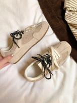 Ballet style moral training shoes women's 2025 spring and autumn new flat-soled white shoes versatile sports and leisure shoes soft-soled Forrest 35