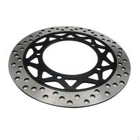 Motorcycle Front Brake Disc Parts, Sturdy, Steel Wear Resistant High Performance Easy to Use black