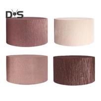 4/8 Rolls Crepe Paper Streamers 82ft Long Rose Gold Paper Tassel Streamers for Wedding Birthday Valentine's Day Birthday Baby Shower Decor 4pcs