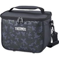 THERMOS Šaltkrepšis Izoliuotas Minkštas Juodas Krepšys, Šaltkrepšis, 5L, REI-0052 BK-C, (Juoda/FF) juoda