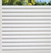 Langų plėvelė privatumui, matinio stiklo plėvelė, be klijų, statinė, nuimamas lango lipdukas namų saugumui, žaliuzių raštas 30x100cm