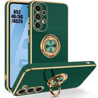 Case - BOOLING - for Samsung Galaxy A52 4G-5G - Night Green - Shockproof - Luxury TPU - Elegant žalia