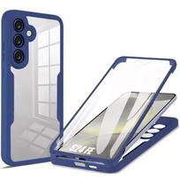 Case for Samsung Galaxy S24 FE (not for S24) - Full Protection Front and Back Double-Sided Navy Blue