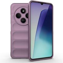 For Xiaomi POCO C75 Case Liquid Silicone Cover POCO C75 Cover Shockproof Rubber Fushion Phone Protector Case POCO C75 Case For POCO C75 violetinė