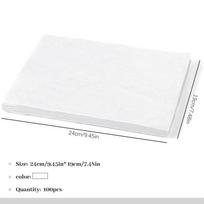 100 Sheets Nail Dust Collector Filter Nail Vacuum Clean Collector Filter Paper Nail Art Vacuum Cleaner Filter Paper Vacuum Pad