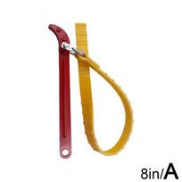8/12Inch Belt Wrench Car Oil Filter Puller Strap Spanner Strap Chain Wrench Adjustable Opener Strap Removal Too Cartridge O C7M3
